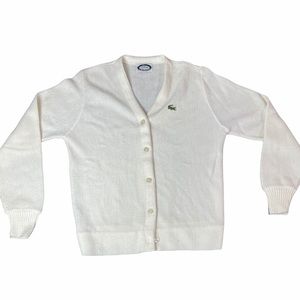 Vintage Lacoste Petite XS Cardigan 60s